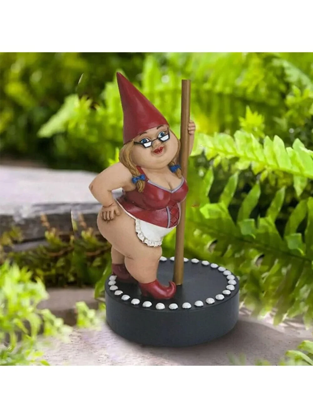 Funny Dancing Gnome Statue - Creative Indoor/Outdoor Garden Decor, Yard Art